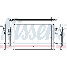 Condensator. climatizare A-C condenser with dryer IVECO DAILY V DAILY VI 2.3D-Electric 09.11- IVECO DAILY TOURYS, Autobuz, 06.2014 - Nissens 940431