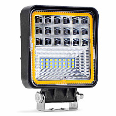 Proiector cu LED din metal patrat Combo Angel Eyes cu 2 functii, 9/36V, Amio