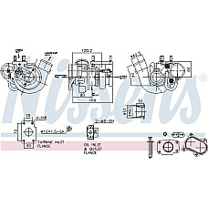Turbocompresor Nou IVECO DAILY IV DAILY V DAILY VI 2.3D 05.06-04.16 IVECO DAILY IV (ZCFC), Cadru de sprijin, 05.2006 - 03.2012 Nissens 93473
