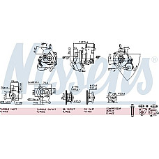 Turbocompresor Nou cu set de garnit se potriveste. FIAT 500 500 C DOBLO DOBLO-MINIVAN FIORINO FIORINO-MINIVAN GRANDE PUNTO ID FIAT DOBLO (119_, 223_), Dubita, 03.2001 - Nissens 93030