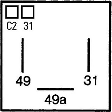 Modul semnalizare FORD ESCORT VI (ALL), Sabrioleta, 12.1992 - 01.1995 HELLA 4DM 005 698-021