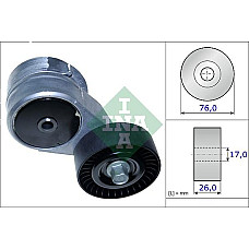 Intinzator curea, curea distributie KIA CERATO II (TD), Sedan, 01.2009 - INA 534 0417 10