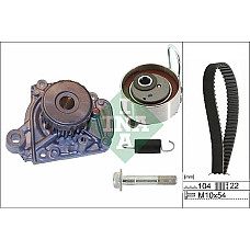 Set pompa apa curea dintata Set de distributie curea intinzator pompa de apa se potriveste. HONDA CIVIC VII FR-V STREAM 1.6-1 HONDA CIVIC VII (ES, ET), Sedan, 10.2000 - 04.2006 INA 530 0506 31