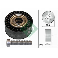 Rola ghidare-conducere. curea transmisie curea de tensionare Citroen Berlingo 1.9D 98.07-MF PEUGEOT 206 2A - C 1.9D 98.09-01.11 PEUGEOT 307 SW (3E_, 3H_), Estate Van, 04.2002 - 12.2009 INA 532 0433 10