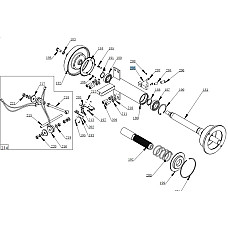 Accesorii si piese masina de echilibrat Evert mount cu laser arbore CB968B echilibrist numarul parte: sistemul de 5503003na nr 205 EVERT EVERTZT5503003