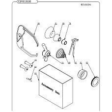 Accesorii si piese masina de echilibrat Evert kit de accesorii pentru echilibrarea CB900B CB998B numarul parte: Schema Nr 5508069na 88 EVERT EVERTZT5508069