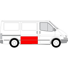 Fata usa Trusa de reparatii usi Spate-Usa glisanta strat partea inferioara la a doua coasta FORD TRANSIT TRANSIT FORD TRANSIT (E_), Autobuz, 06.1994 - 07.2000 BLIC 6508-01-2515158P