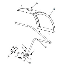 Accesorii si piese masina de echilibrat Evert acopera roata CB956B echilibrist CB968B numarul parte: 5508048 in sistemul nr 64 53 EVERT EVERTZT5508048