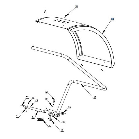 Accesorii si piese masina de echilibrat Evert acopera roata CB956B echilibrist CB968B numarul parte: 5508048 in sistemul nr 64 53 EVERT EVERTZT5508048