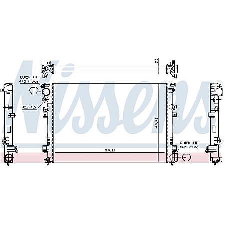Radiator. racire motor Radiator motor se potriveste. CITROEN EVASION JUMPY I FIAT SCUDO ULYSSE LANCIA ZETA PEUGEOT 806 EXPERT 1. FIAT SCUDO (220_), Cadru de sprijin, 09.1996 - 12.2006 Nissens 61875A
