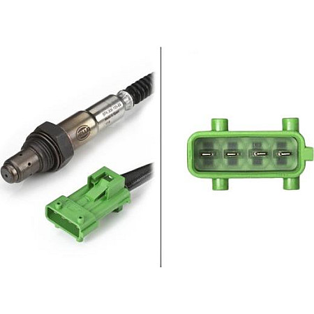 Sonda Lambda PEUGEOT 306 (7*KFW), Hatchback Van, 04.1993 - 08.2001 HELLA 6PA 009 165-691