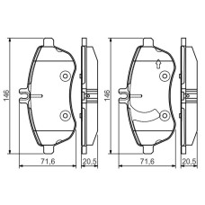 Set placute frana.frana disc Set placute frana Fata se potriveste. MERCEDES C C204 C T-MODEL S204 C W204 E A207 E C207 E T-MODE MERCEDES-BENZ C-CLASS (W204), Sedan, 01.2007 - 01.2015 BOSCH 0 986 495 104
