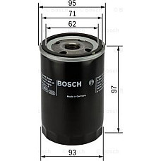 Filtru ulei se potriveste. CHRYSLER 300C 300M CIRRUS CONCORDE ES GRAND VOYAGER III LE BARON PACIFICA SARATOGA SEBRING STRATUS VI TOYOTA COROLLA III (KE, TE), Hatchback, 10.1972 - 01.1980 BOSCH 0 986 452 003