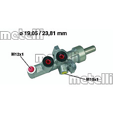 Pompa centrala, frana MERCEDES-BENZ SLK (R170), Sabrioleta, 04.1996 - 04.2004 Metelli 05-0619
