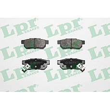 Set placute frana.frana disc Set placute frana Spate ACURA INTEGRA FORD MAVERICK HONDA ACCORD III CITY IV CIVIC I HONDA CONCERTO (HWW), Sedan, 08.1989 - 05.1995 LPR 05P506