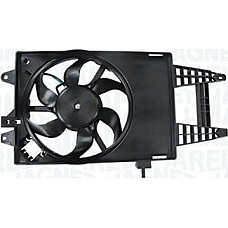 Ventilator. radiator Ventilator radiator cu carcasa FIAT IDEA PUNTO LANCIA MUSA YPSILON 1.2-1.4LPG 09.99- LANCIA YPSILON (843_), Hatchback, 10.2003 - 12.2011 Magneti Marelli 069422705010