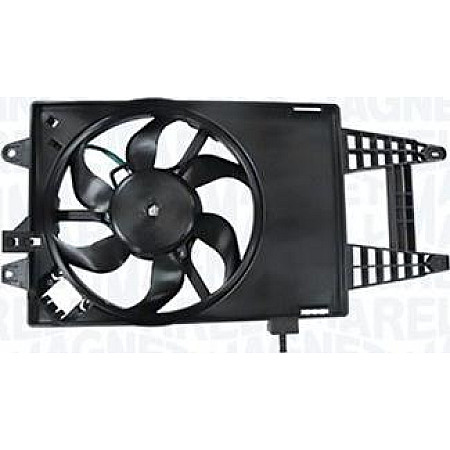 Ventilator. radiator Ventilator radiator cu carcasa FIAT IDEA PUNTO LANCIA MUSA YPSILON 1.2-1.4LPG 09.99- LANCIA MUSA (350_), Dubita, 10.2004 - 09.2012 Magneti Marelli 069422705010