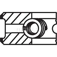 Set segmenti piston VW CADDY III (2KB, 2KJ, 2CB, 2CJ), Dubita, 03.2004 - 05.2015 MAHLE 030 20 V2