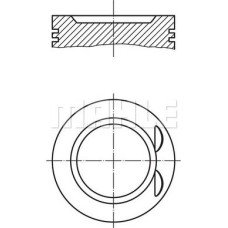 Piston 86 STD OPEL ASTRA F ASTRA G CALIBRA A OMEGA B VECTRA A VECTRA B 2.0 08.92-01.05 OPEL VECTRA B (J96), Sedan, 09.1995 - 07.2004 MAHLE 011 73 00