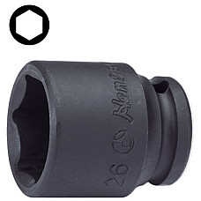 "Tubulare si accesorii Cheie tubulara de impact 3/4"" 6 colturi scurt 23mm" HANS 86400M/23