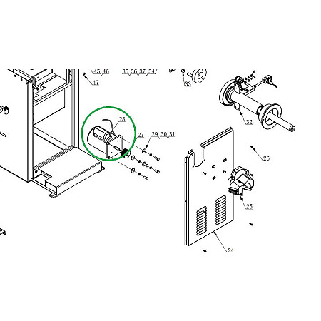 Accesorii si piese masina de echilibrat Motor EVERT EVERTZT5509037