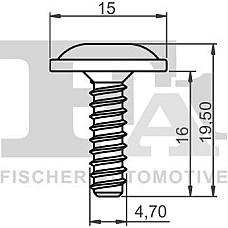 Clips, acoperire decorativa si protectie FA1 11-70001.100