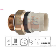 Comutator temperatura, ventilator radiator VW POLO (86CF), Hatchback Van, 08.1992 - 07.1994 EPS 1.850.652