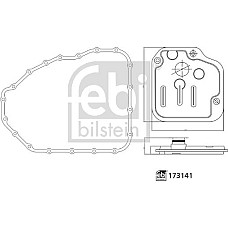 Filtru hidraulic, cutie de viteze automata KIA RIO IV (SC, FB), Sedan, 07.2017 - Febi Bilstein 173141