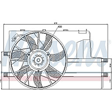Ventilator. radiator Ventilator radiator cu carcasa MERCEDES A W168 VANEO 414 1.4-2.1 07.97-07.05 MERCEDES-BENZ A-CLASS (W168), Hatchback, 07.1997 - 08.2005 Nissens 85078