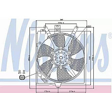 Ventilator. radiator Ventilator radiator cu carcasa VOLVO S40 I V40 1.9D 07.95-08.99 VOLVO S40 I (644), Sedan, 07.1995 - 12.2004 Nissens 85299