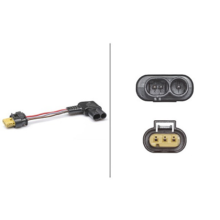 Adaptor acumulator Fir de cablu BMW 1 E81 1 E82 1 E87 1 E88 3 E90 3 E91 3 E92 3 E93 5 E60 5 E61 6 E63 6 E64 X5 E7 BMW 1 (E82), Compartiment, 10.2006 - 10.2013 HELLA 8KA 009 429-901
