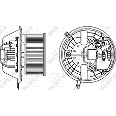 Aeroterma ventilator habitaclu BMW X1 - I (E84), Turism, 03.2009 - 06.2015 NRF 34169