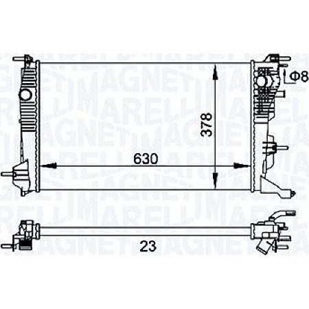Radiator. racire motor Radiator motor Manual se potriveste. RENAULT GRAND SCENIC III MEGANE MEGANE III SCENIC III 1.2-1.4-1.5D RENAULT MEGANE CC (EZ0/1_), Sabrioleta, 06.2010 - Magneti Marelli 350213158300