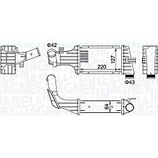 Intercooler. compresor Intercooler OPEL ASTRA G ZAFIRA A 2.0D-2.2D 08.99-10.05 OPEL ASTRA G (T98), Compartiment, 03.2000 - 05.2005 Magneti Marelli 351319204190