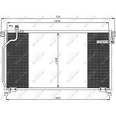 Condensator, climatizare FORD MAVERICK (UDS, UNS), Crossover, 02.1993 - 04.1998 NRF 35374