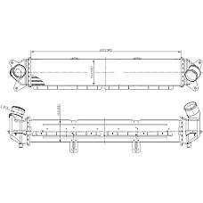 Admisie racitor de aer Intercooler HYUNDAI I30 KIA CEED PROCEED XCEED 1.0-1.0H 11.16- KIA CEED (CD), Combi Van, 03.2018 - NRF 309060