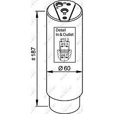 Uscator.aer conditionat Air conditioning drier HONDA ACCORD IV LEXUS ES MITSUBISHI ECLIPSE I PAJERO II SPACE SPACE RUNNER TOYOTA CAMRY III (_V1_), Turism, 06.1991 - 08.1997 NRF 33327