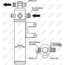 Uscator.aer conditionat Uscator de aer conditionat MERCEDES MK SK OM356.940-OM446.946 07.87-09.96 MERCEDES-BENZ MK (1320L), 12.1987 - 12.2005 NRF 33294