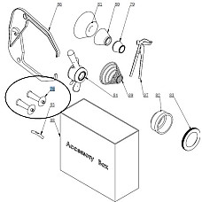 Accesorii si piese masina de echilibrat EVERT Wiescuak na stozki do wywazarki CB900B CB956B nr ccuesci: 5508006 in schema nr 78 EVERT EVERTZT5508006