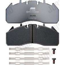 Set placute frana.frana disc Set placute frana Fata-Spate MERITOR ELSA 225-3 se potriveste. MERCEDES ECONIC 2 RVI C D K MAGNUM P VOLVO FH16 (FH), 08.1993 - Jurid 2917409560