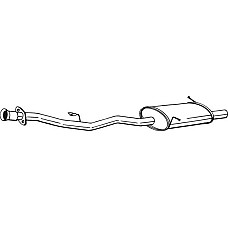 Toba esapament finala Toba finala esapament BMW 3 E36 1.6 01.94-08.00 BMW 3 Compact III (E36), Hatchback, 01.1994 - 08.2000 Bosal 280-005