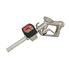 "Aparate pentru fluide si combustibili PROFITOOL manualny pistolet do oleju napedowego ON/DIESEL z elektroniczym przeplywomierzem przepustowosc 10-100 l/min polaczenie 1"" Srednica dyszy: 15/16""" PROF