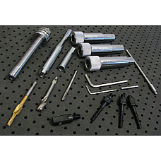 Altele scule speciale Zestaw narzedzi do wykrecania urwanych swiec zarowych M10x1 w silnikach MB CDI VAG TDi oraz Ford bez demontazu glowicy. PROFITOOL 0XWA0022