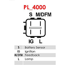 Generator / Alternator TOYOTA HIACE / COMMUTER V (TRH2__, KDH2__, LH2__), Autobuz, 08.2004 - 05.2019 AS-PL A6352