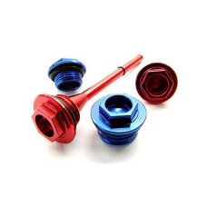 Intrerupator control nivel ulei motor aluminiu ulei de umplere capac de culoare albastru ZAP TECHNIX ZAP-8090B