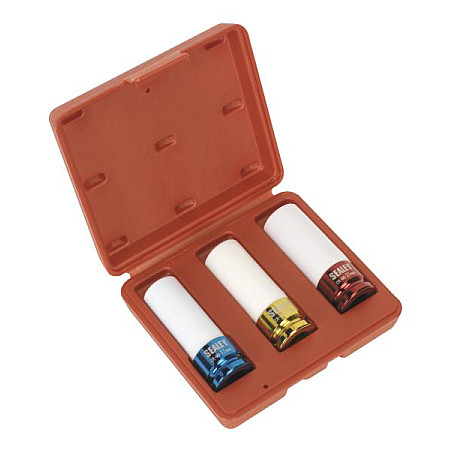 "Set scule Set tubulare impact dimensiune tubulara: 1/2"" 3 buc impachetare: cutie de plastic" SEALEY SEA SX031