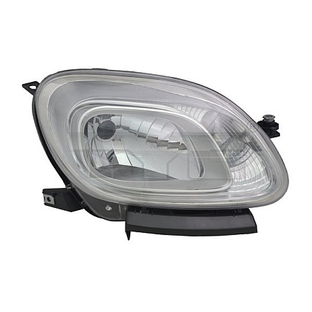 Far Lampa frontala Stanga H4 electric cu motor culoare insert: argintiu FIAT PANDA PANDA/HATCHBACK TYC TYC 20-14126-05-2