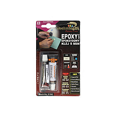Adeziv universal epoxi Bej 10ml clei epoxidic cu doua componente destinat pentru: beton ceramica materiale plastice metal sticla 5 minute intarire rapida puternic standard TECHNICQLL TE E-362 2X5ML