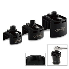 "Cheie filtru ulei Oil filter wrench clamping / self-adjusting socket / drive: 1/2"" range: 115-140 mm min. size: 115 mm max. size: 140 mm application: oil filter" TOPTUL JDCA0114