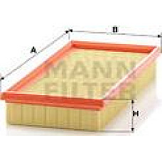 Filtru aer VW GOLF I (17), Hatchback, 04.1974 - 12.1985 Mann-Filter C 2860